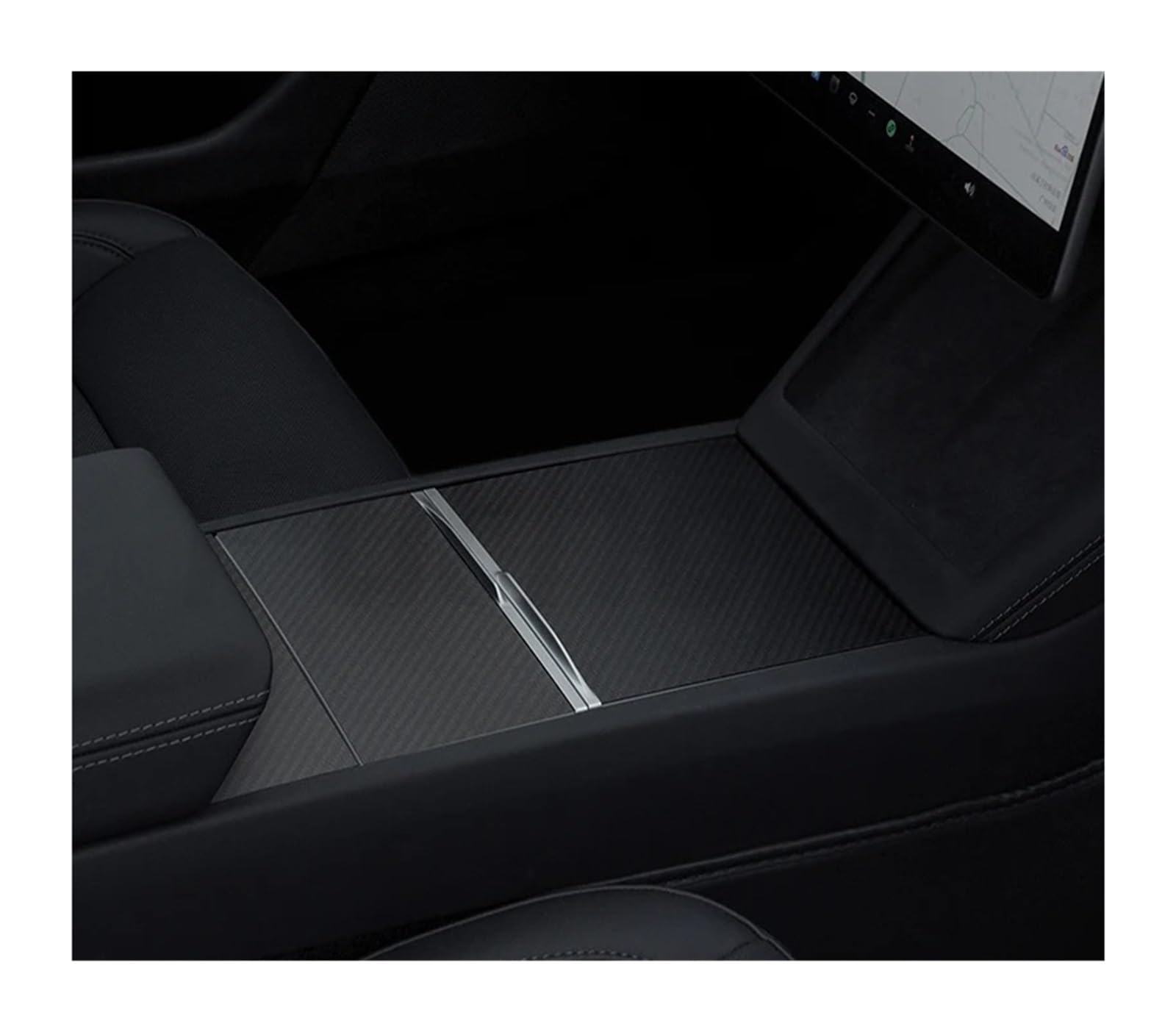 Getriebe Panel Trim Für Tesla Für Modell 3 Für Modell Y 2021 2022 2023 2024 Highland Zentrale Steuerung Push Pull Abdeckung Mittelkonsole Frame(Highland Matte) von EVEKHAHHRB