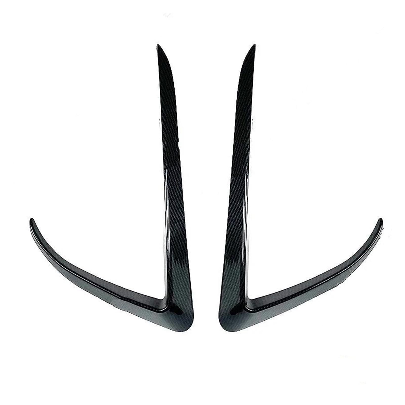 Heckspoiler Spoiler Flaps Auto Vorderen Stoßfänger Grille Spoiler Wind Messer Trim Körper Kits Splitter Abdeckung Lip Zubehör Für T&esla Für Modell Kofferraum Spoiler(Carbon Look) von EVEKHAHHRB