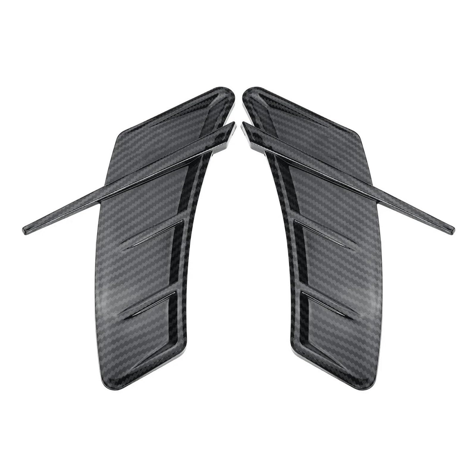 Heckspoiler Spoiler Flaps Für A3 A4 B8 A5 A6 C6 C7 A7 S3 S4 S5 S6 RS3 RS4 RS5 RS6 Spoiler Abfluss Vent Aufkleber Trim Moulding Auto Seite Kotflügel Universal Kofferraum Spoiler(Carbon Fiber Look) von EVEKHAHHRB