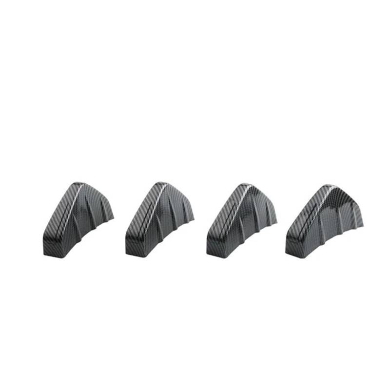 Heckspoiler Spoiler Flaps Für P&eugeot 106 107 205 206 207 208 306 307 308 309 405 406 407 508 Auto Geändert Diffusor Stoßstange Shark Fins Heckspoiler 4 Stücke Kofferraum Spoiler(Carbon Fiber) von EVEKHAHHRB