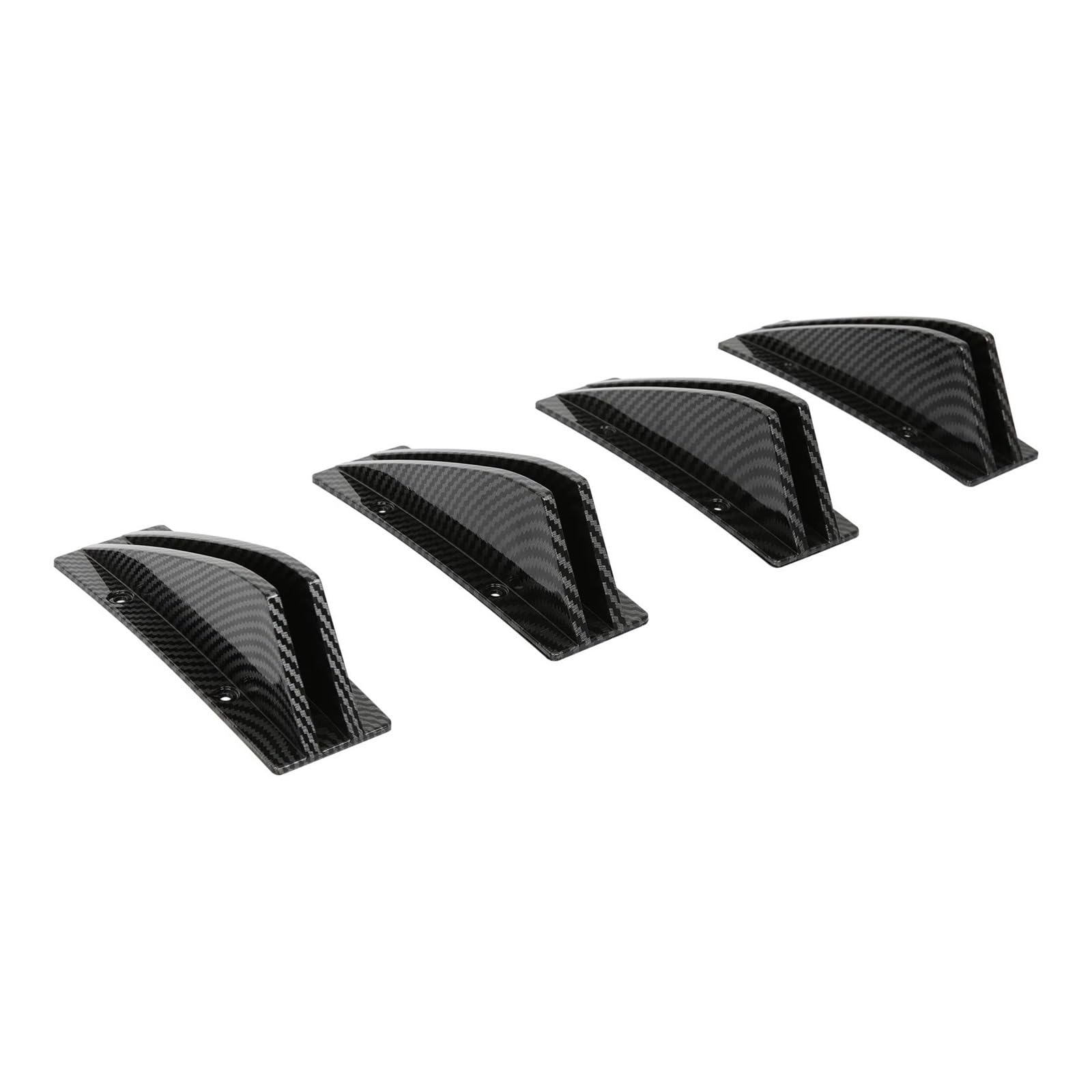 Heckspoiler Spoiler Flaps Streifen Lip Spoiler Diffusor Splitter Kratzschutz Kohlefaser Astern Antikollisionsschutz Universal Auto Heckstoßstange Kofferraum Spoiler(Carbon Fiber) von EVEKHAHHRB