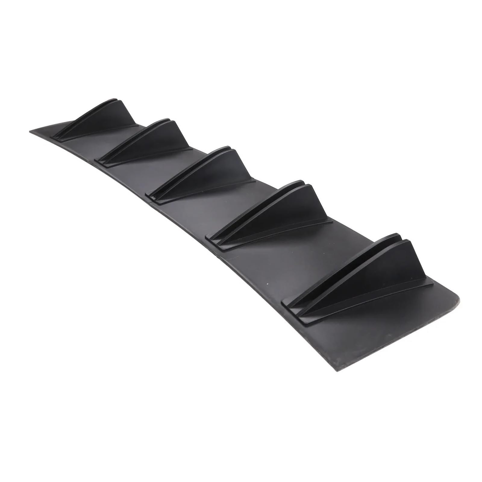 Heckspoiler Spoiler Flaps Universal Shark Fin Deflektor Flossen Splitter Spoiler Hinten Lip Stoßstange Diffusor Schutz Abdeckung 81,5 Cm Auto Hinten Stoßstange Diffusor Kofferraum Spoiler(Matte black) von EVEKHAHHRB