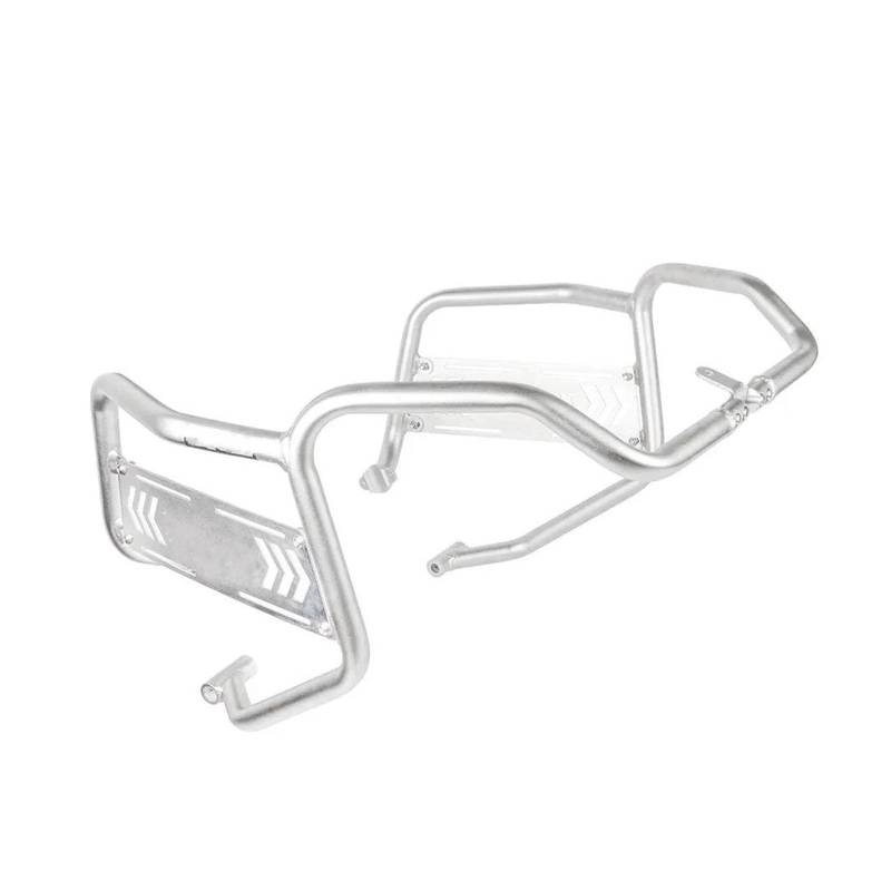 Motorschutz Autobahn Sturzbügel Für TRK702X Für TRK-702X 2023 Motorrad Crash Bars Stoßstangen Motor Schutz Tank Schutz Abdeckung Oberen Unteren Rahmen Schutz Motorschutzbügel(Silver Upper) von EVEKHAHHRB