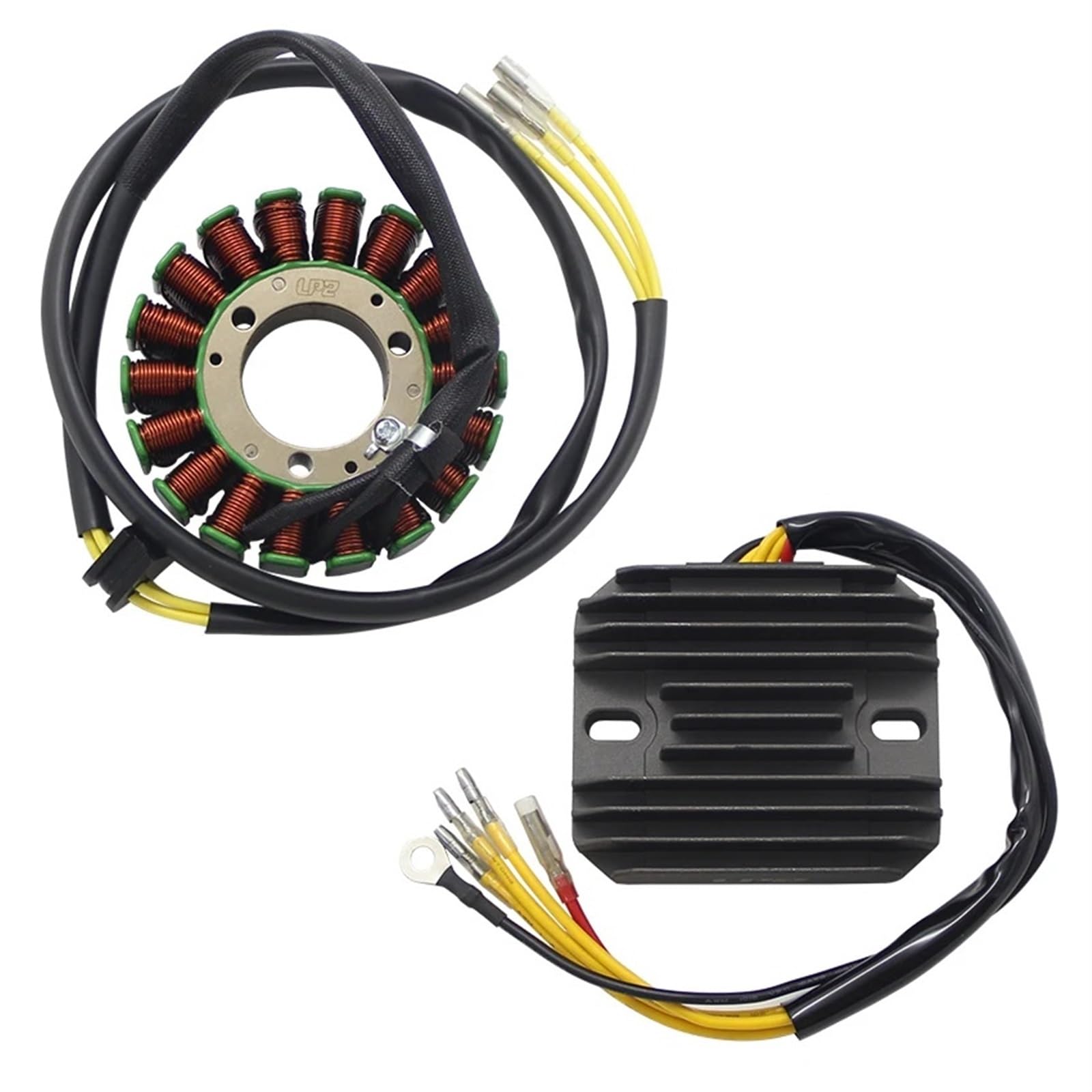 Motorrad Spannungsreglergleichrichter + Magneto Stator Spule Für Suzuki Für GS400X Für GS300L Für GS250T Für GS425 E G L S Spannungsregler Gleichrichter Kompatibel von EVEPSUYMPN