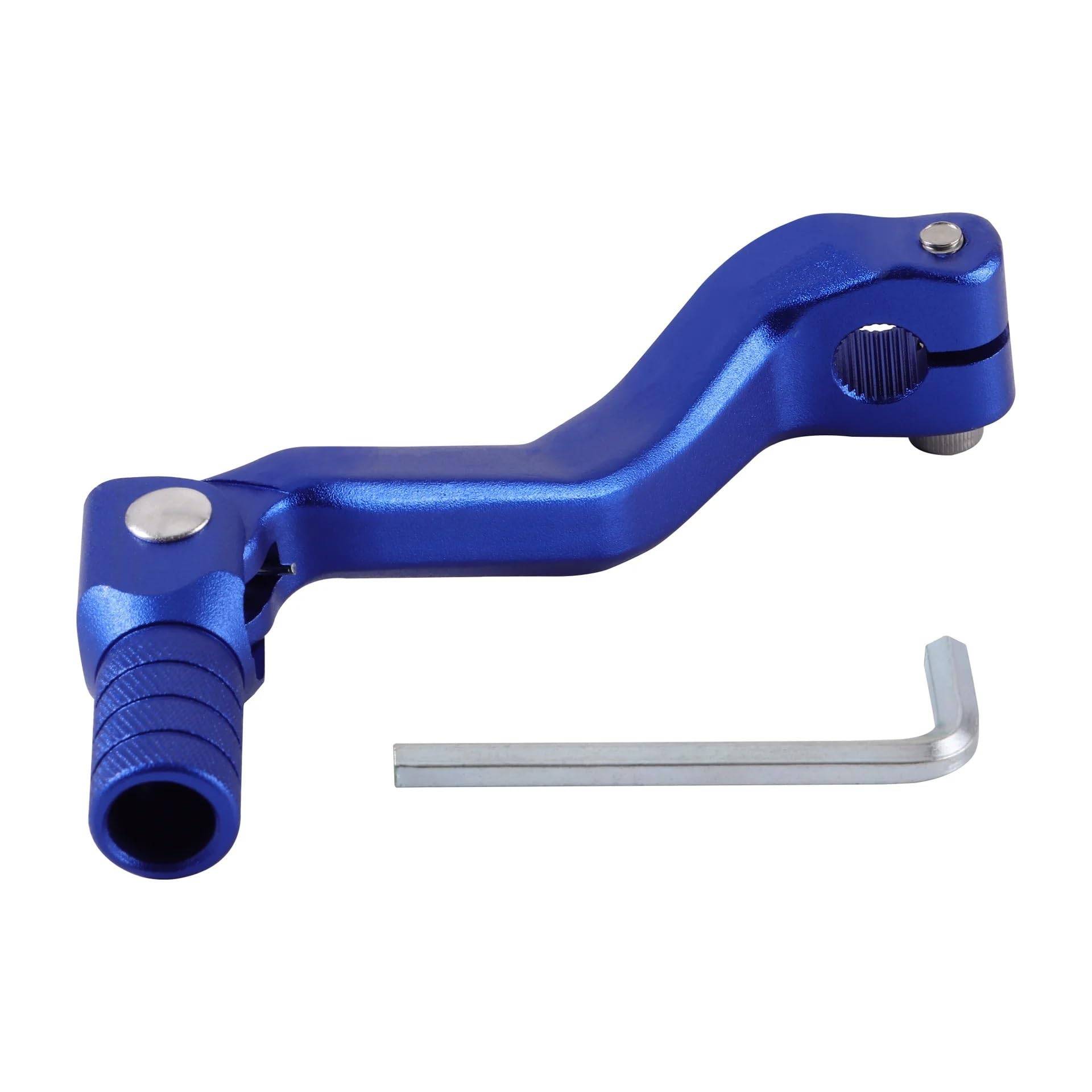 Schaltstabilisator Schalthebel Aluminium Klapp Schalthebel Motorrad Modifizierte Schalthebel Für Huayang Xmotos Edle Flugzeug Modell Für CB250 Präzises Schalten(Blue) von EVEPSUYMPN