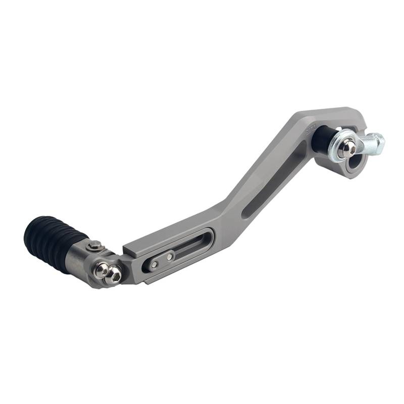 Schaltstabilisator Schalthebel Aluminium Motorrad Verstellbare Falten Getriebe Shifter Shift Pedal Hebel Für V-Strom DL 650 Für V-Strom 650/XT 2017-2021 Für DL650 Präzises Schalten(Silver) von EVEPSUYMPN