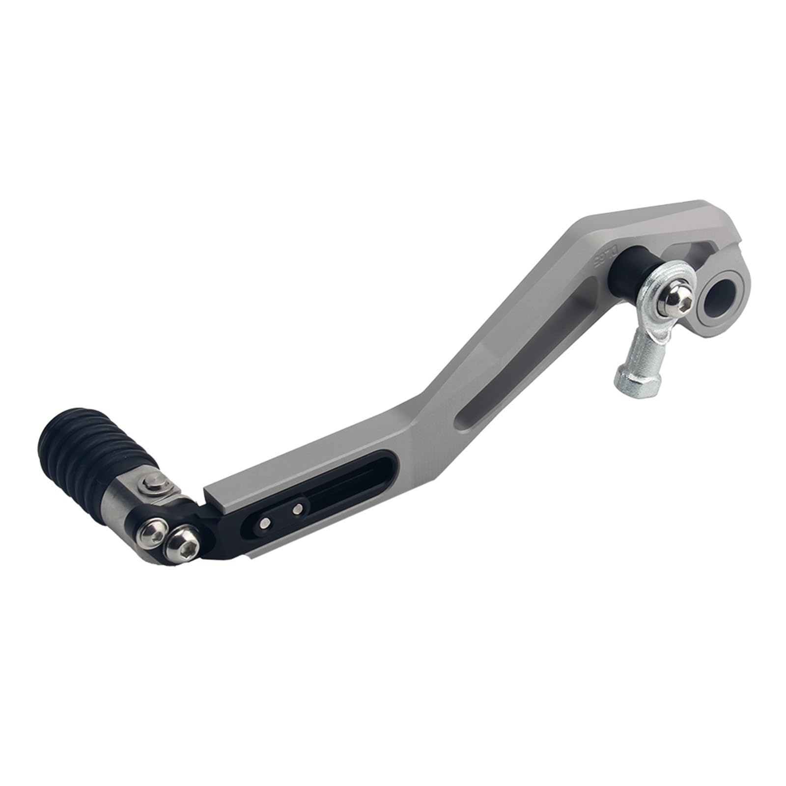 Schaltstabilisator Schalthebel Aluminium Motorrad Verstellbare Falten Getriebe Shifter Shift Pedal Hebel Für V-Strom DL 650 Für V-Strom 650/XT 2017-2021 Für DL650 Präzises Schalten(Silver and Black) von EVEPSUYMPN