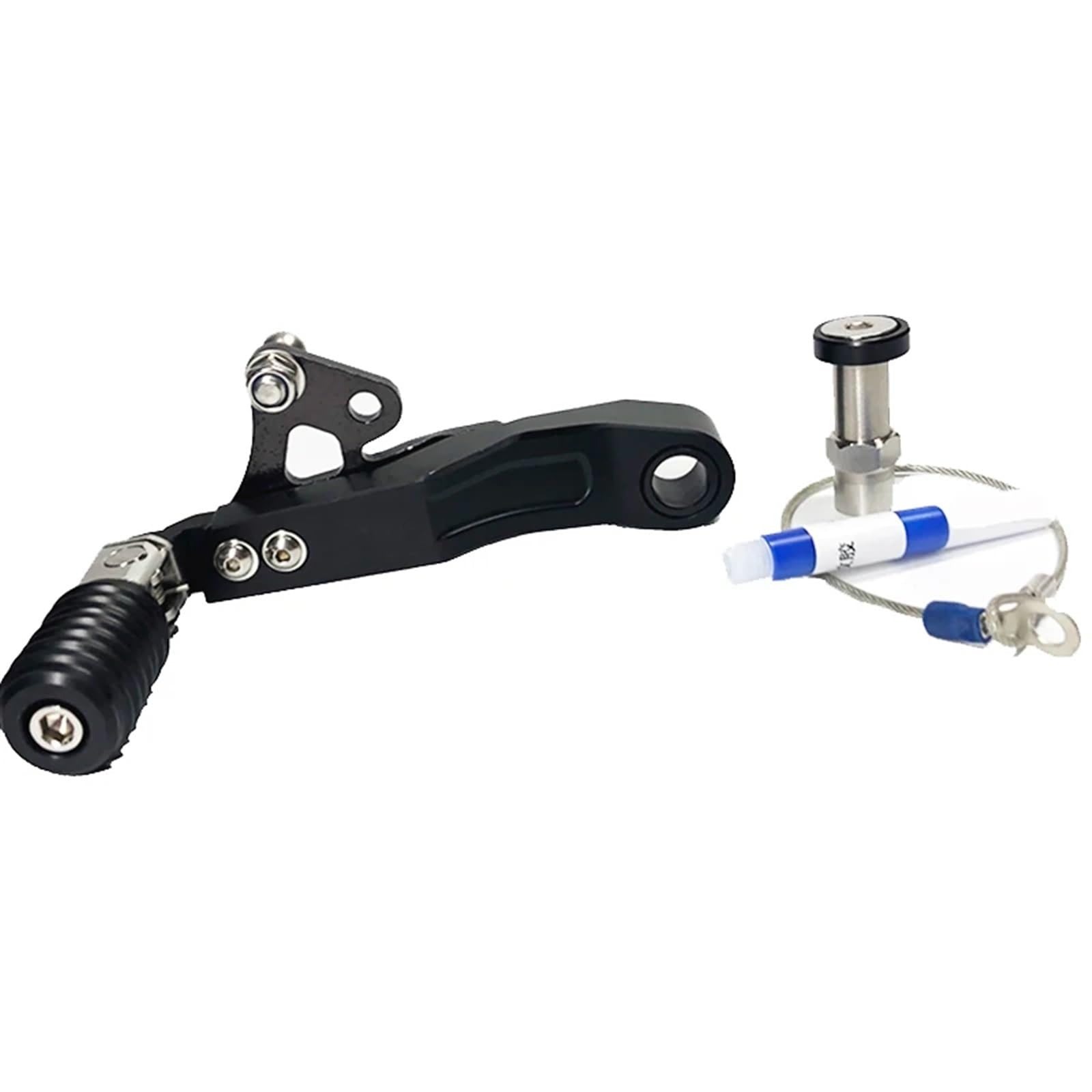 Schaltstabilisator Schalthebel Einstellbare Falten Motorrad Schalthebel Shift Pedal Hebel Für F750GS Für F850GS Für F850 GS ADV 2018 2019-2021 Präzises Schalten(Black) von EVEPSUYMPN