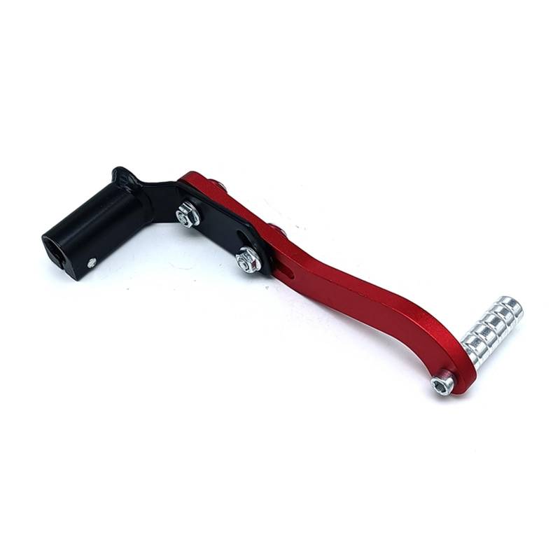 Schaltstabilisator Schalthebel Für Motorrad Motocross Dirt Bike Roller Universal Einstellbare CNC Aluminium Legierung Fuß Kick Starter Schalthebel Präzises Schalten(Red) von EVEPSUYMPN