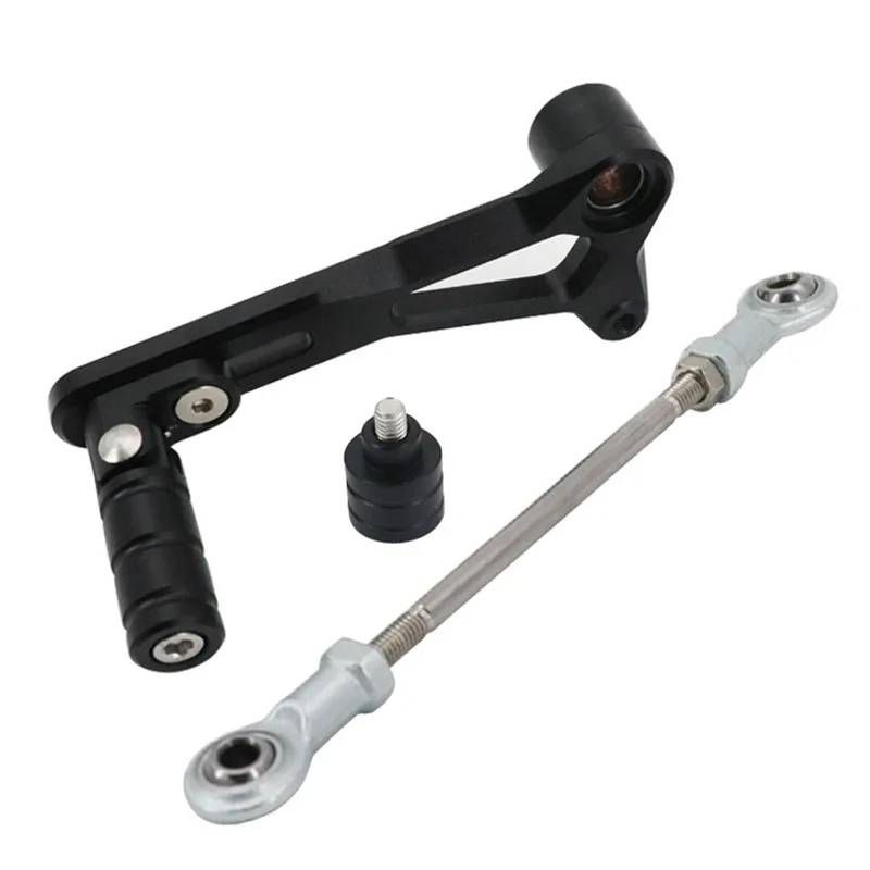 Schaltstabilisator Schalthebel Motorrad Schalthebel Einstellbare Kupplung Hebel Schalthebel Stange Quick Shifter Für Ducati Für Monster 821 1200R 2014- Präzises Schalten(Black) von EVEPSUYMPN