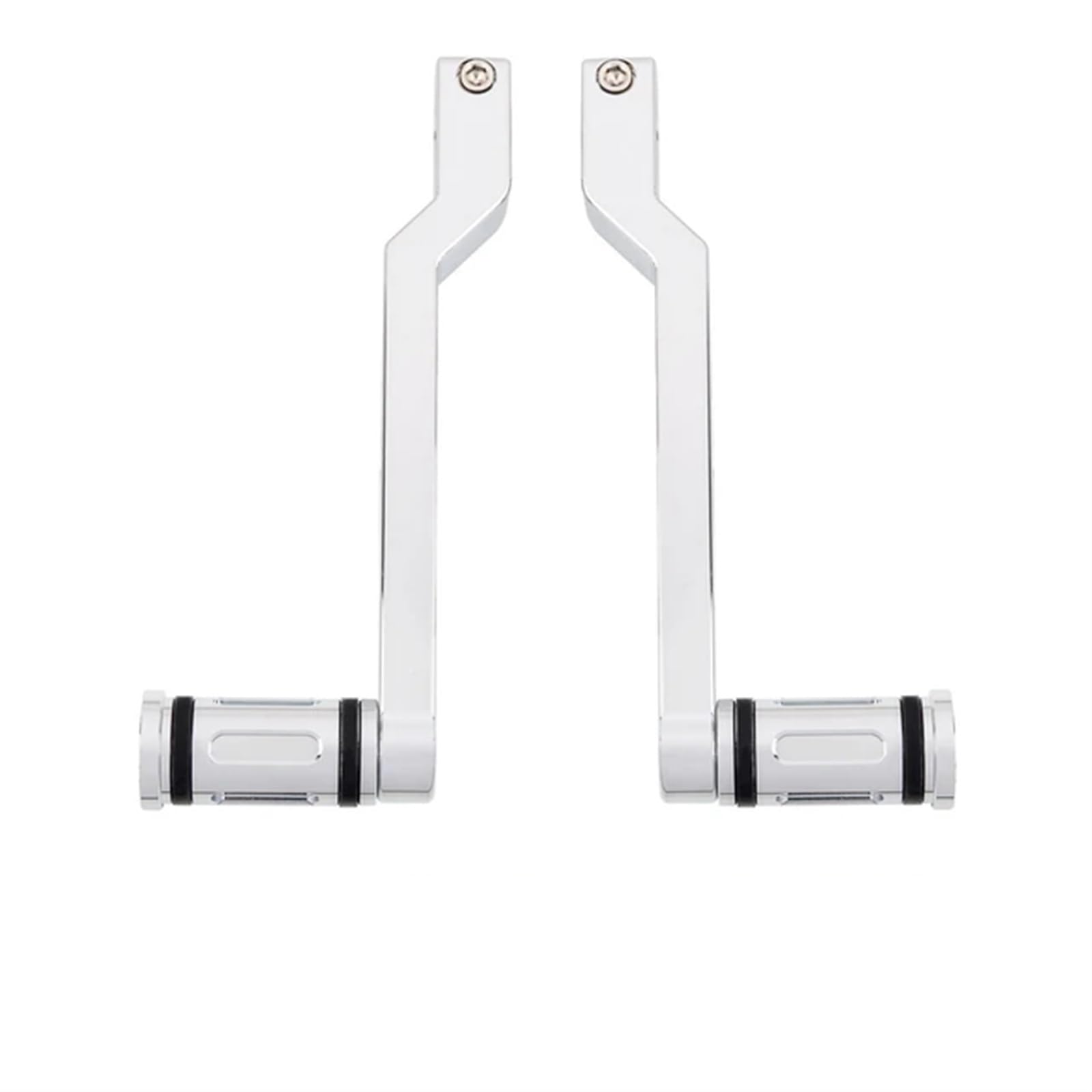 Schaltstabilisator Schalthebel Motorrad Schalthebel Ferse Toe Shift Pegs Für Harley Für Davidson Für Touring Fat Boy 114 FLFB Heritage Classic FL Softail 18-24 Präzises Schalten(Chrome) von EVEPSUYMPN