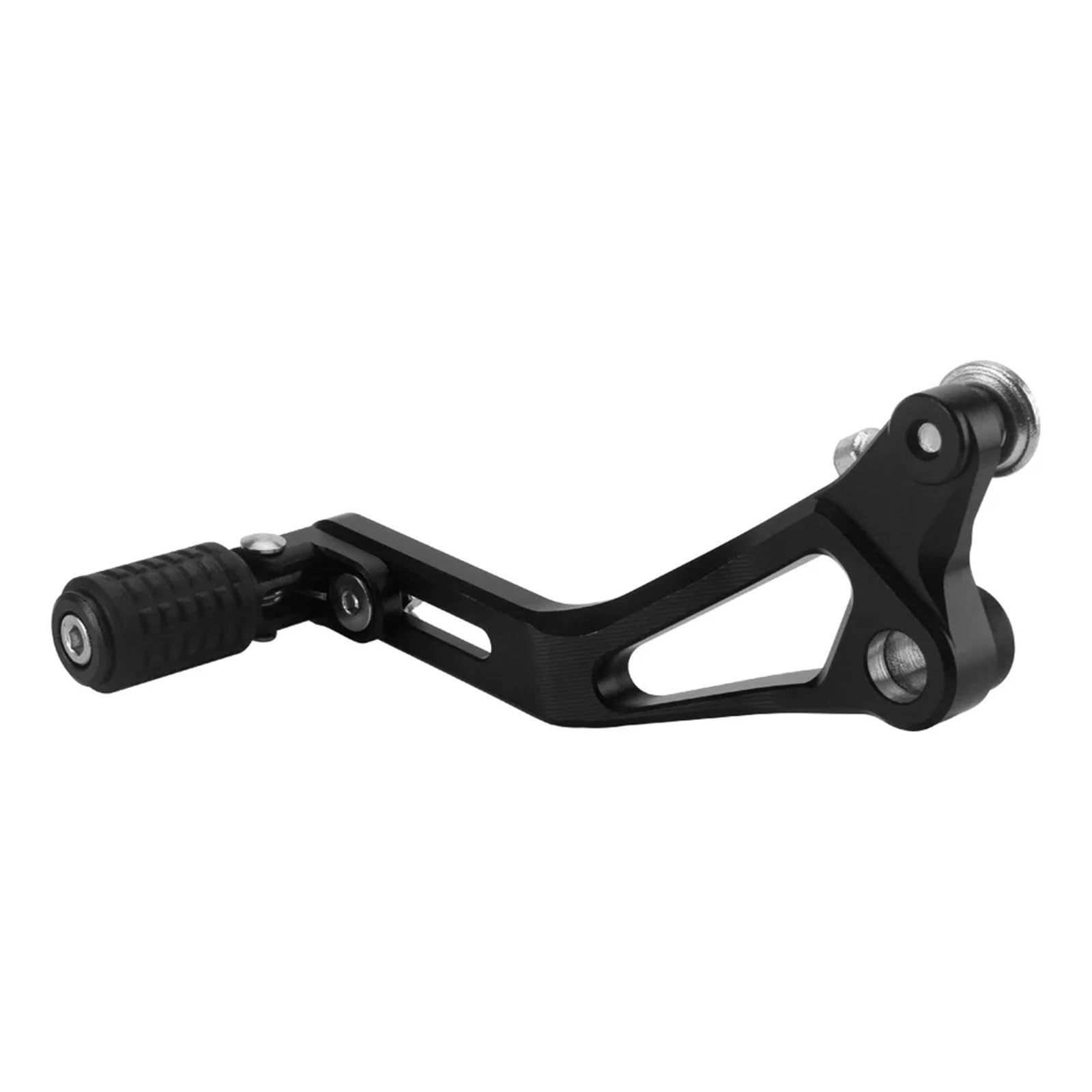 Schaltstabilisator Schalthebel Motorrad Schalthebel Pedal Hebel Für Ninja 400 Für Z400 2018-2022 CNC Aluminium Einstellbare Falten Toe Peg Shift Pedal Präzises Schalten(Black) von EVEPSUYMPN