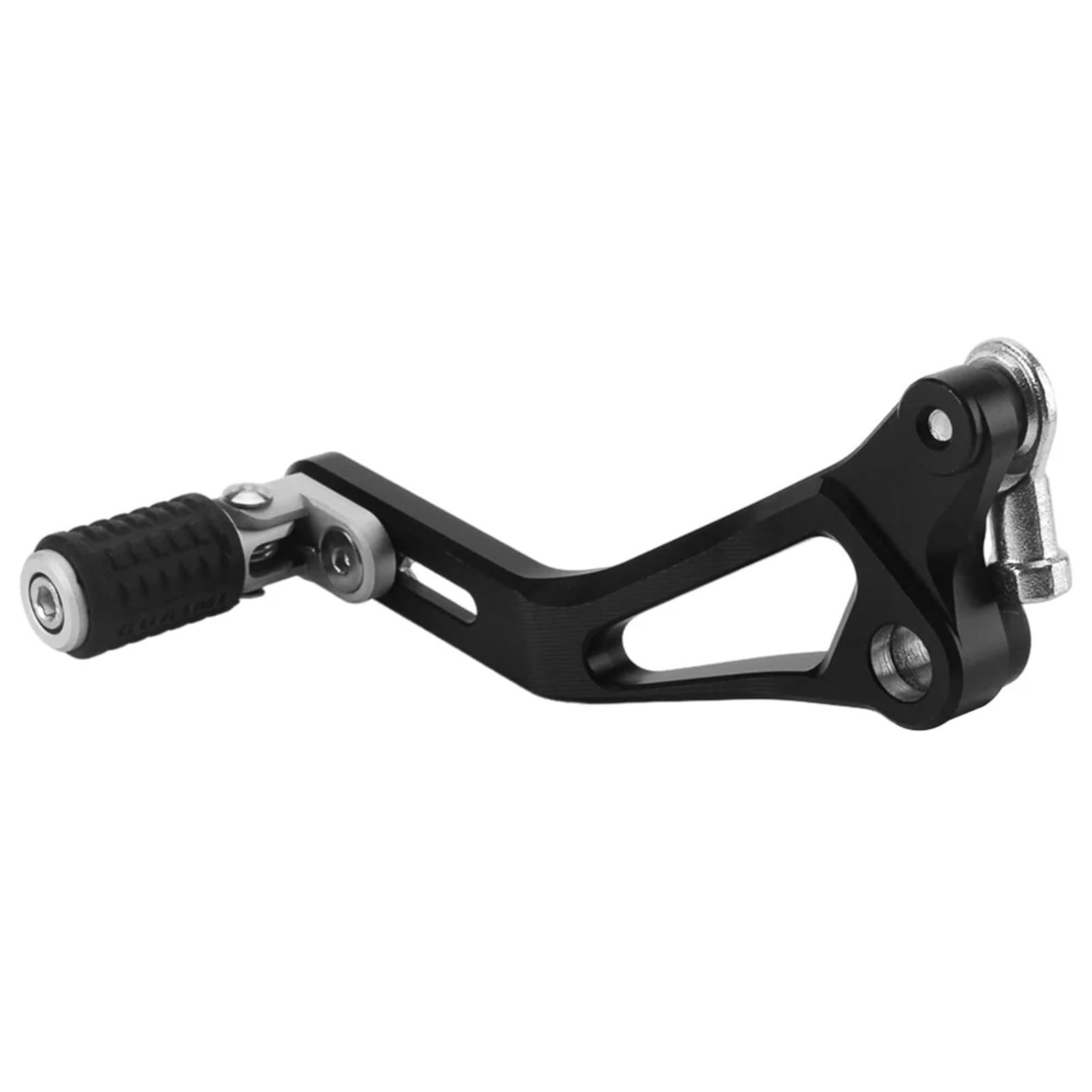 Schaltstabilisator Schalthebel Motorrad Schalthebel Pedal Hebel Für Ninja 400 Für Z400 2018-2022 CNC Aluminium Einstellbare Falten Toe Peg Shift Pedal Präzises Schalten(Silver) von EVEPSUYMPN