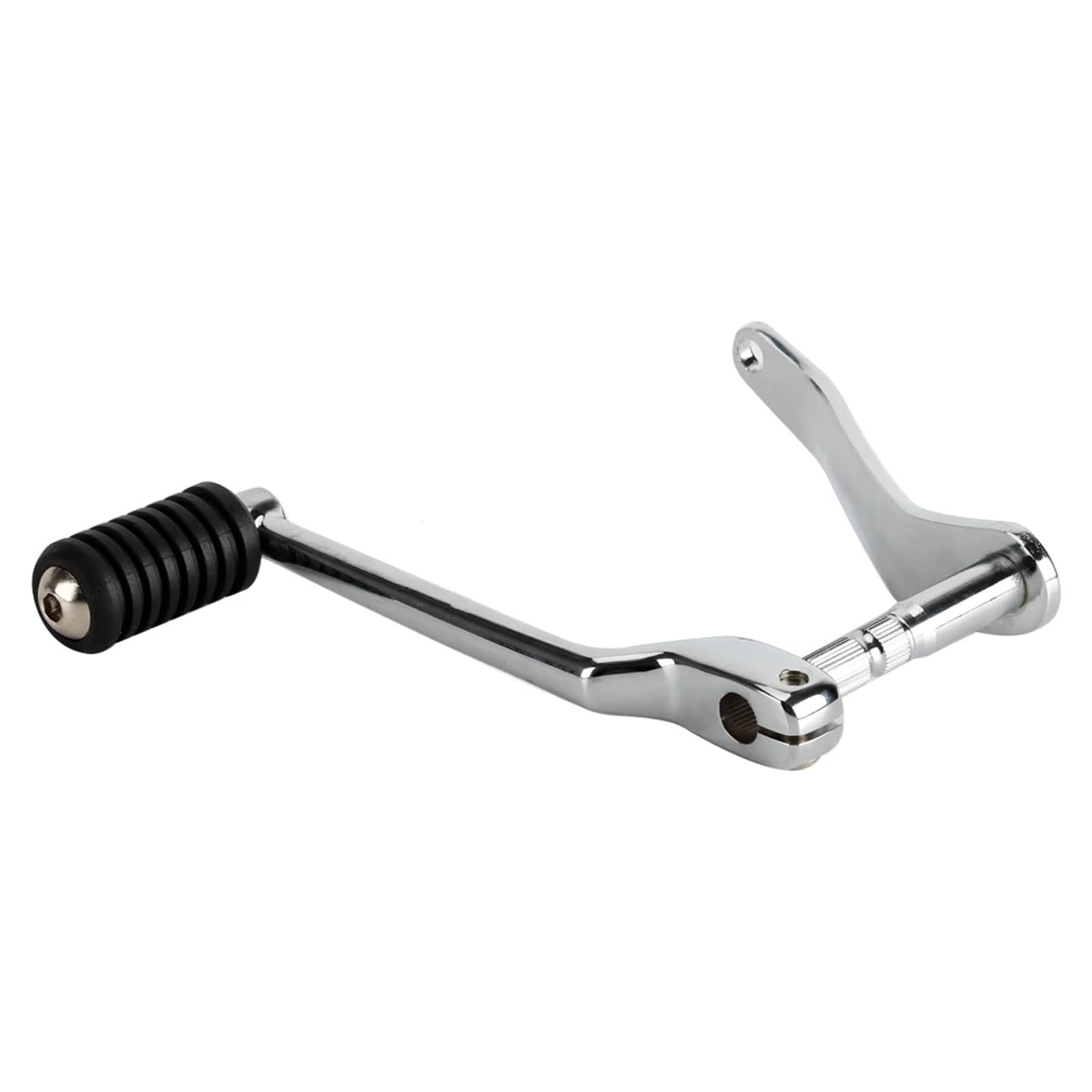 Schaltstabilisator Schalthebel Schwarz Motorrad Ferse Schalthebel Shifter Peg Fußrasten Pedal Für Harley Für Softai FLHC FLFB Touring Road King Street Glide Präzises Schalten(Silver) von EVEPSUYMPN