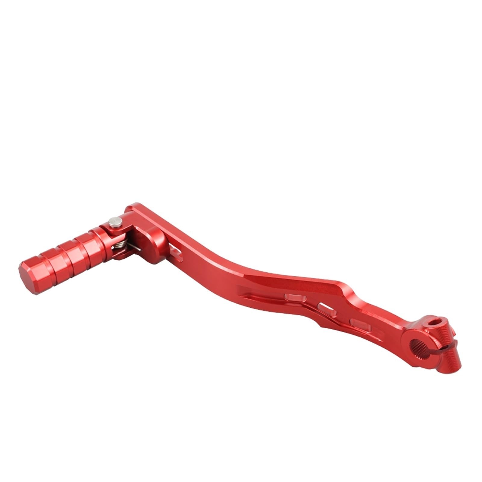 Schaltstabilisator Schalthebel Shifter Shift Ebene Pedal ATV Billet Aluminium Langlebiges Zubehör Für Raptor 700 2006-2022 2016 Für 700R 2011-2022 Präzises Schalten(Red) von EVEPSUYMPN