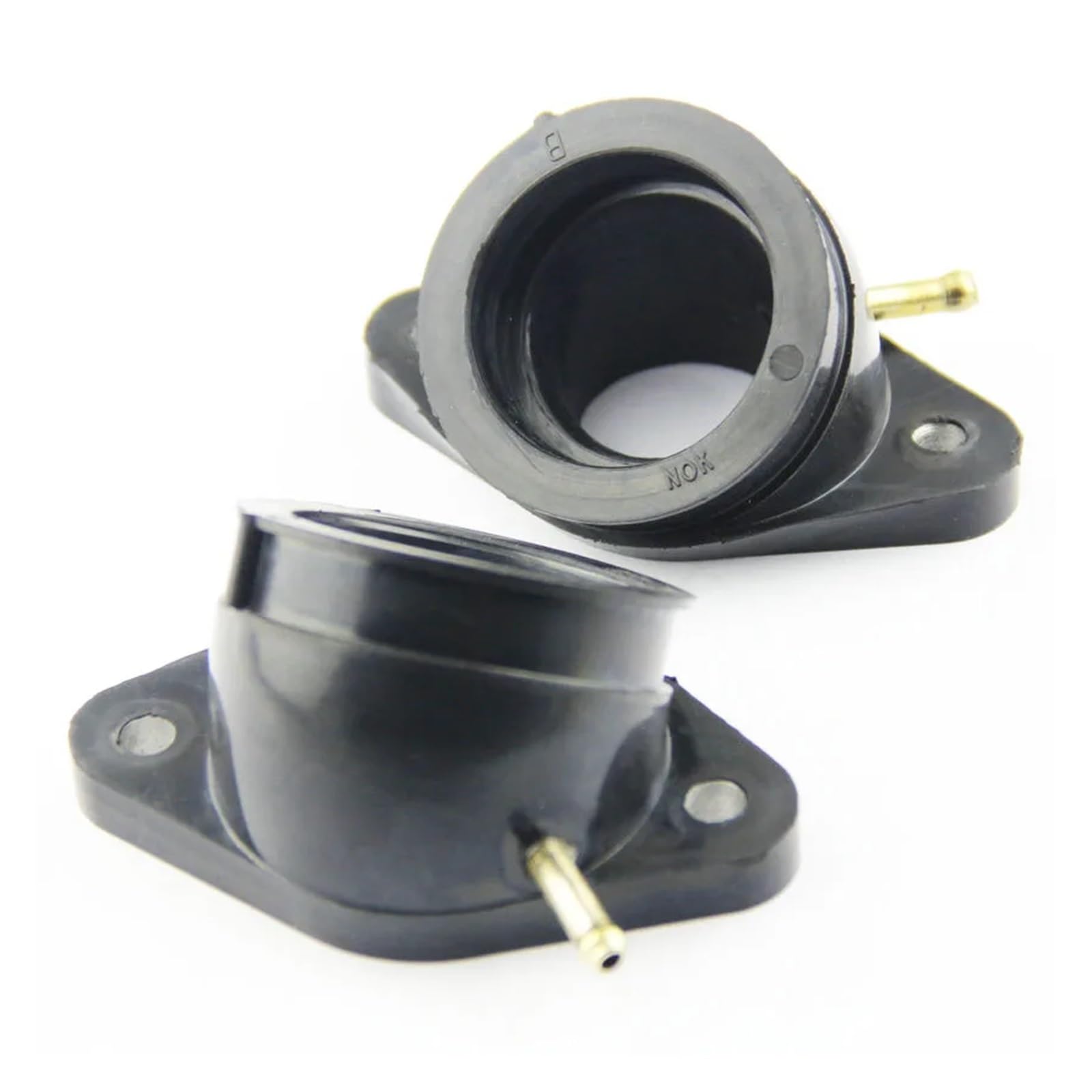 Vergaser Verteiler Schnittstelle Vergaser Ansaugrohr Adapter Isolator Anschluss Kleber for XV400 V/IRA-GO von EVERKPI