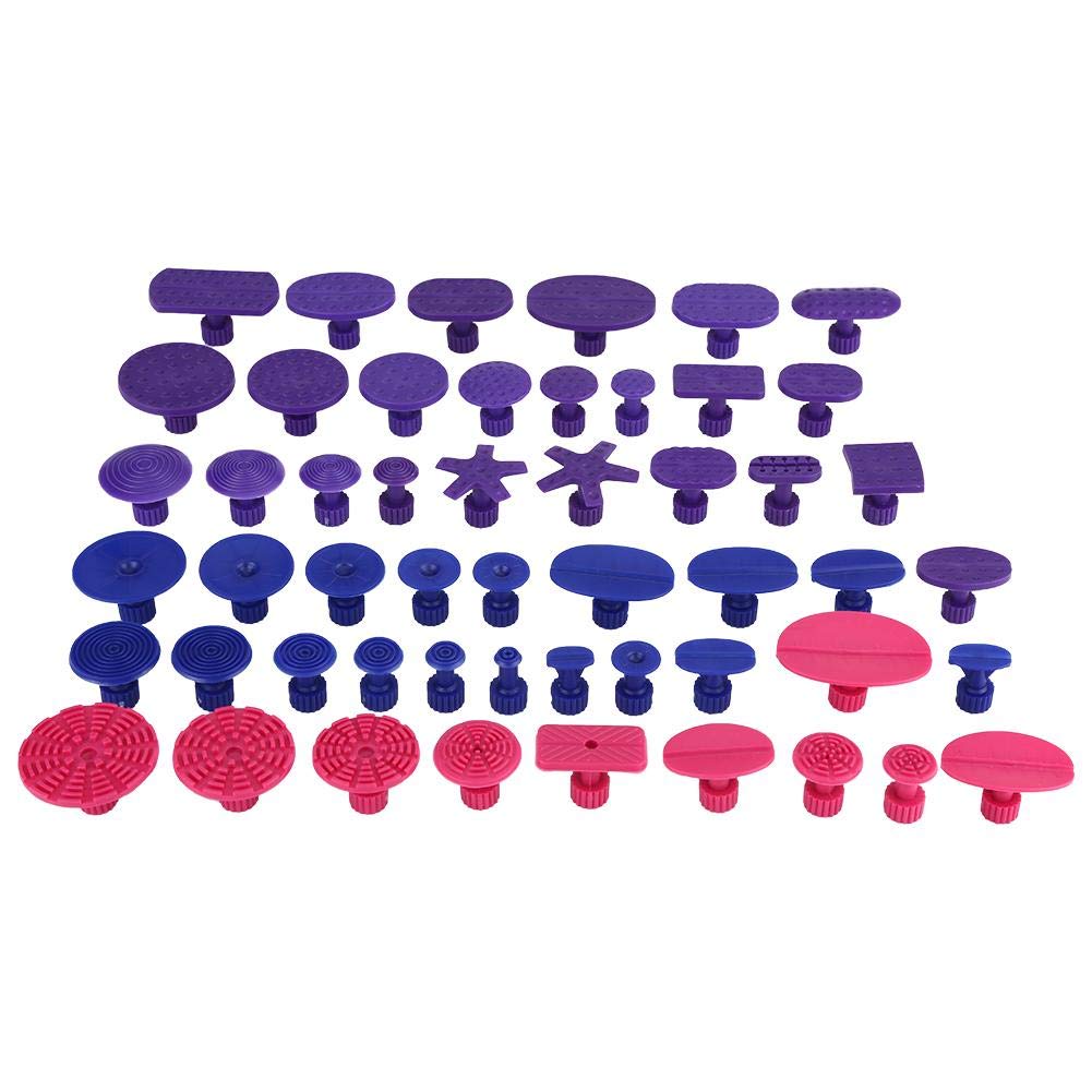 52-teiliges Auto-Karosserie-Dellen-Entfernen Ziehen von Laschen Lacklose Dellen-Reparaturwerkzeuge （18-teilige blaue Laschen, 10-teilige rote Laschen, 24-teilige lila Laschen） von EVGATSAUTO