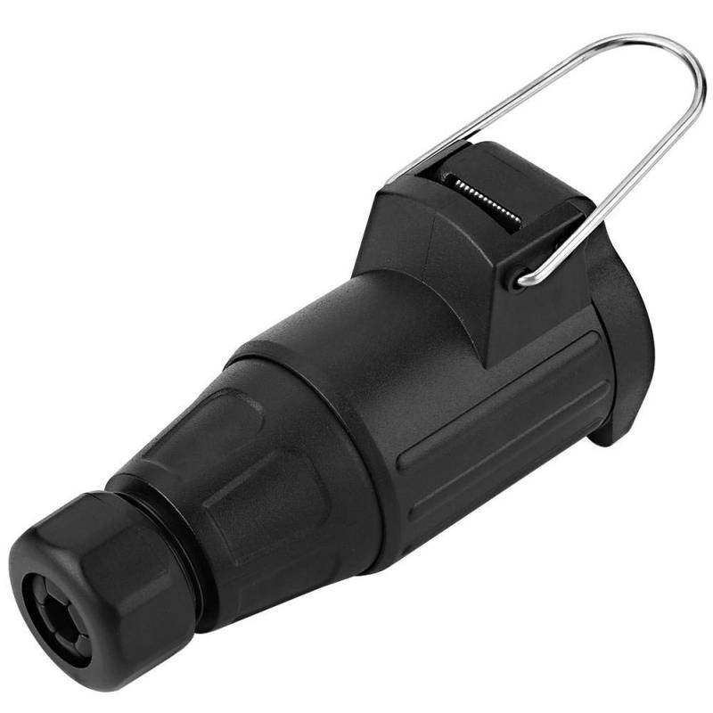 Anhängerstecker, steckdose 12V lang 13 poliger 13 pol Anhängerstecker 13 polig weiblich für Kunststoff Steckverbinder Adapter für das Abschleppen von Wohnwagen Anhängerkupplungen von EVGATSAUTO