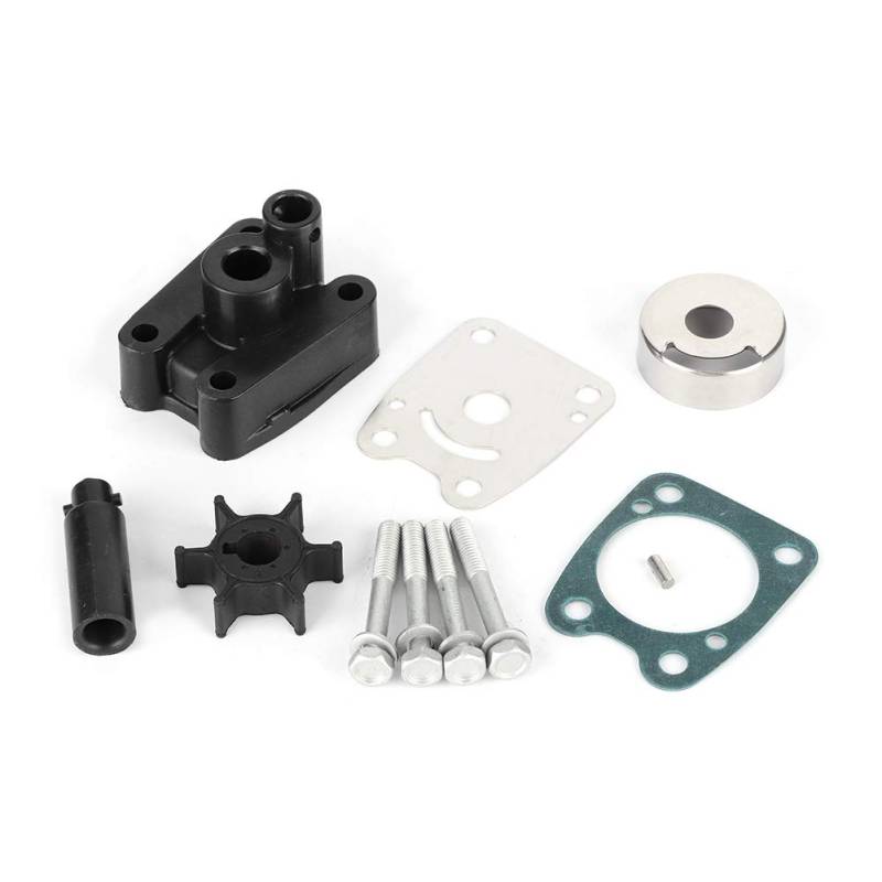 Außenborder-Wasserpumpen-Impeller-Kit Reparaturzubehör Passender Ersatz für 4 PS 5 PS 2-String-Außenborder 4A 5C 6E0-W0078-A2 von EVGATSAUTO