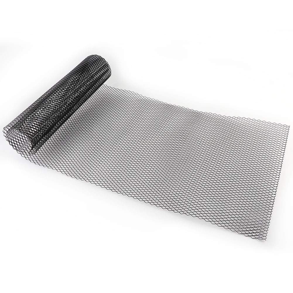 Autogitter 6x12mm Aluminiumlegierung Autogitter Mesh Net Grid Body Stoßstange Rhombic Grill Universal von EVGATSAUTO