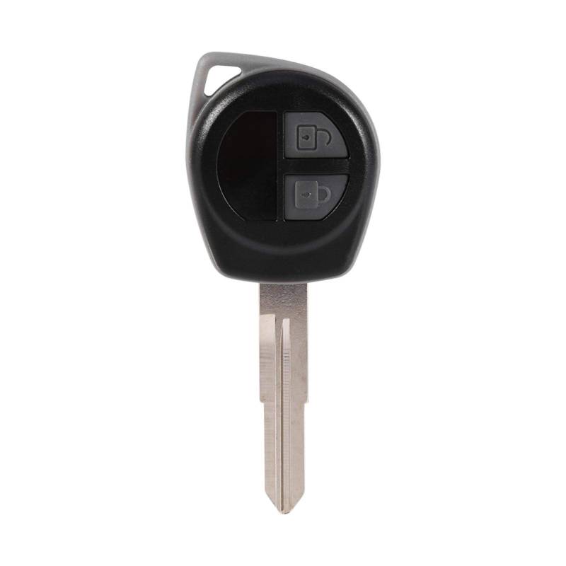 Autoschlüssel Etui Shell, 2 Tasten Remote Key Shell Case Fob passend für Vitara Swift Ignis SX4 Liana Alto von EVGATSAUTO