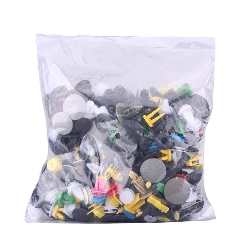 EVGATSAUTO 500pcs Universal Assorted Kunststoff Autotürverkleidung Clip Stoßstange Befestigungshalter Niet Push Pin Kit von EVGATSAUTO