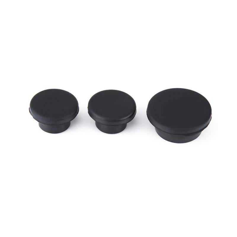 EVGATSAUTO Ersatz 3Pcs Auto Heckklappe Gummistopfen für JK 2007-2018 Reserveradträger Delete Black von EVGATSAUTO