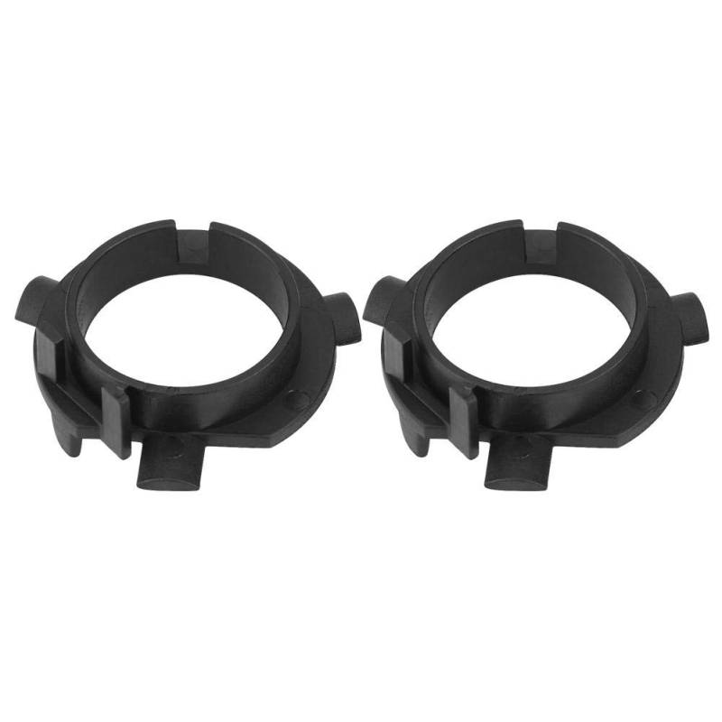 EVGATSAUTO H7 Scheinwerferlampe Aluminium Adapterclips Halter Halterung Sockel Passend für K3 K4 K5 Sorento GREENWAY Sportage Veloster Coupé Neun Generationen Santa Fe Schwarz von EVGATSAUTO