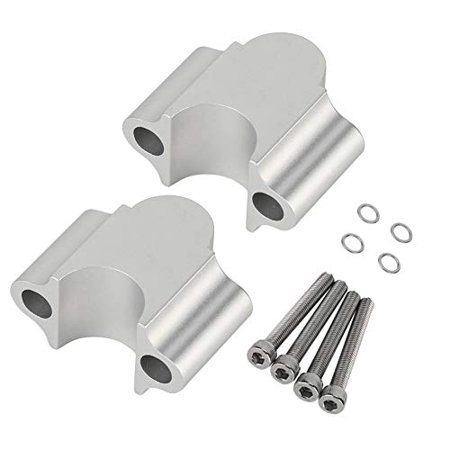 Lenker Riser, 7/8 '' 22mm Motorrad 22mm lenkererhöhung motorrad 22mm Universal Aluminiumlegierung angehoben Handbar Bike Stem Riser Handbar Rising Clamp(Galvanisieren) von EVGATSAUTO