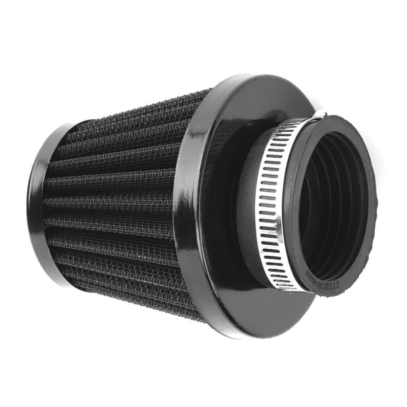 Luftfilter, Schwarz Lufteinlassfilter Luftfilter Pilzluftfilterreiniger Universelles Modifiziertes Zubehör(39mm) von EVGATSAUTO