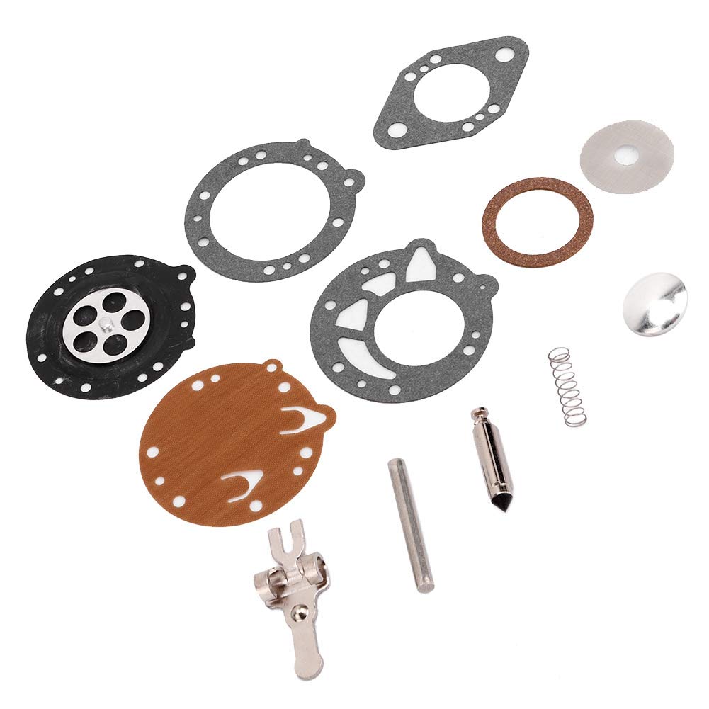 membran-set reparatur-kit Vergaser Reparatursatz, Metall und FAB Carb Repair Kit Ersatz für Stihl 08 08S 070 090 Kettensäge TS350 TS360 für Zama RB-42 von EVGATSAUTO