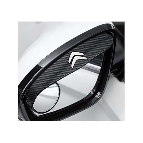 2 Stück Auto Toter-Winkel-Spiegel, für Citroen C4 Grand Picasso Sedan C3 C5 Verstellbarer WeitwinkelRückspiegel, 360 ° drehbarer Seitenspiegel für Auto von EVIMO