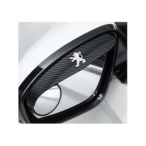 2 Stück Auto Toter-Winkel-Spiegel, für Peugeot Traveller Compact Minivan 2016 Verstellbarer WeitwinkelRückspiegel, 360 ° drehbarer Seitenspiegel für Auto von EVIMO