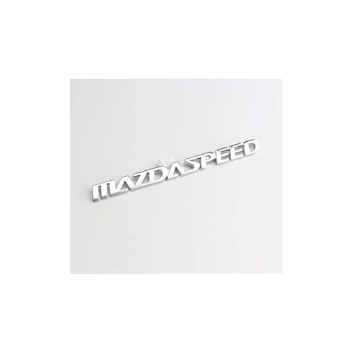 Auto Emblem Aufkleber, für Mazda MS Angkesela mazdaspeed Atez 6 5 3 Abzeichen Aufkleber Vordere und Hintere Emblem Abzeichen Dekoration Auto Exterieur Modifizierte,D von EVIMO