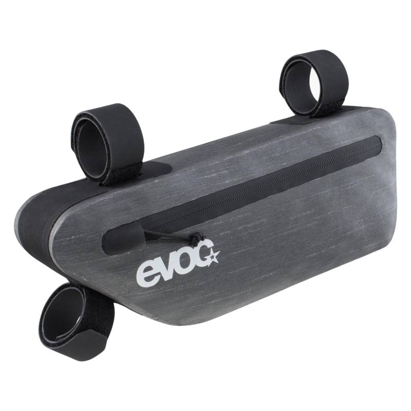 EVOC FRAME PACK S, leichte Rahmentasche (ideales Fahrrad Zubehör, praktische Mountainbike Tasche, Radtasche, Maße: 5 x 30 x 11 cm, Gewicht: 120 g, Volumen: 1,5 l), Carbon Grey von EVOC