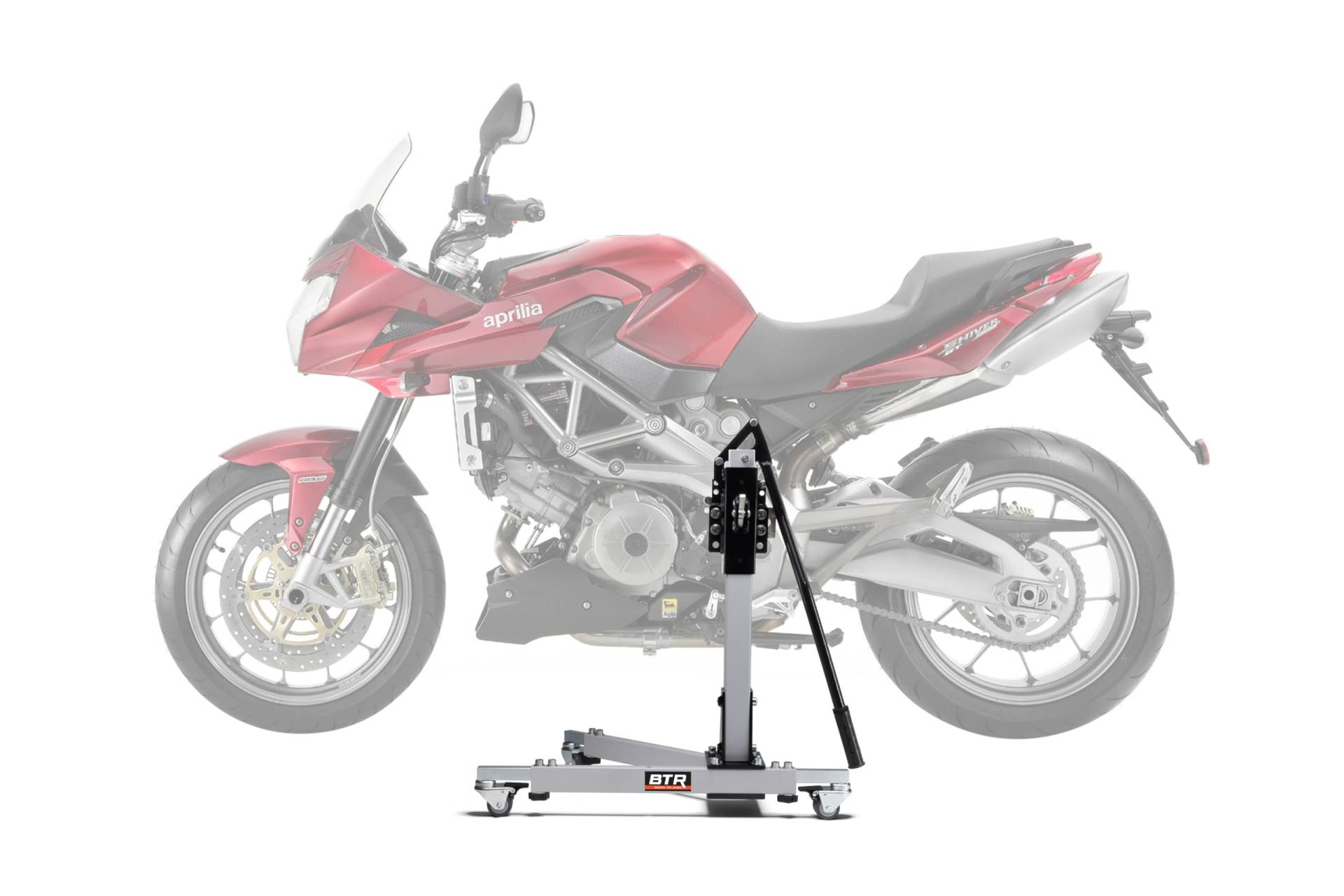 Zentralständer EVOLIFT® für Aprilia Shiver 750 07-20 Shadow Edition (Grundfarbe: Grau) von EVOLIFT