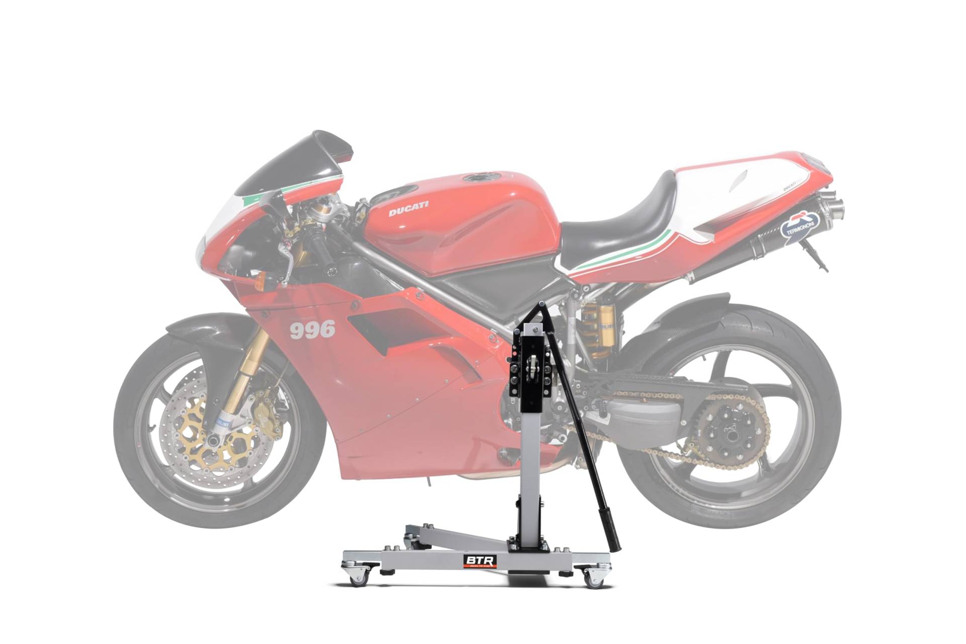 Zentralständer EVOLIFT® für Ducati 996 99-01 Shadow Edition (Grundfarbe: Grau) von EVOLIFT