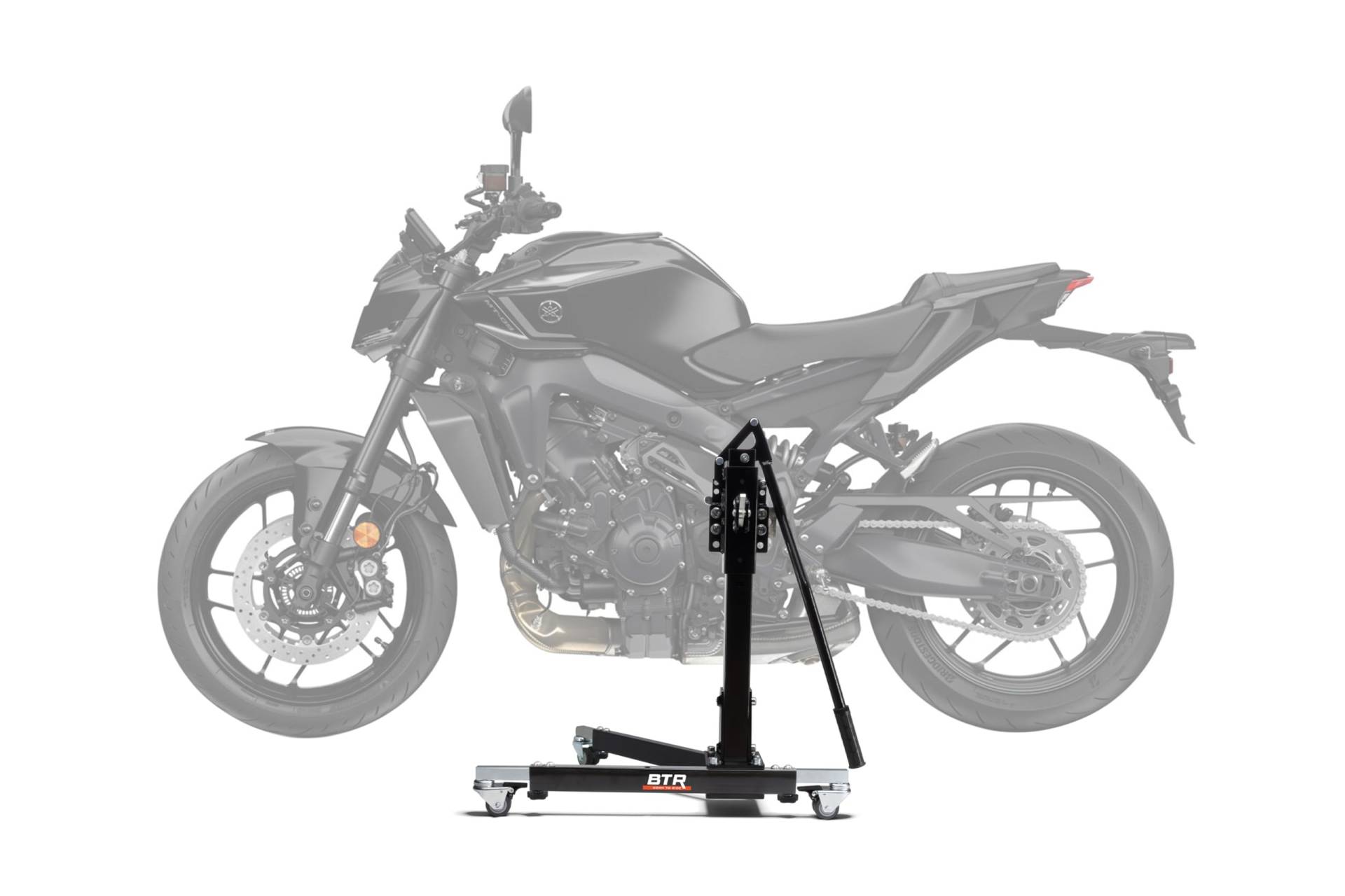 Zentralständer EVOLIFT® für Yamaha MT 09 Y-AMT 24- Black Ops Edition (Grundfarbe: Schwarz) von EVOLIFT