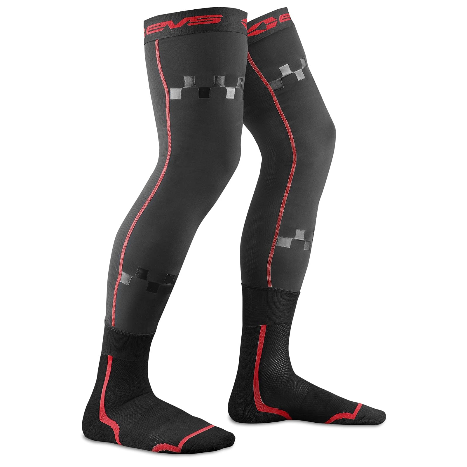 EVS Sports FSN-R/BK-S/M Fusion Sock/Sleeve Combo, Schwarz/Rot, Small/Medium von EVS Sports