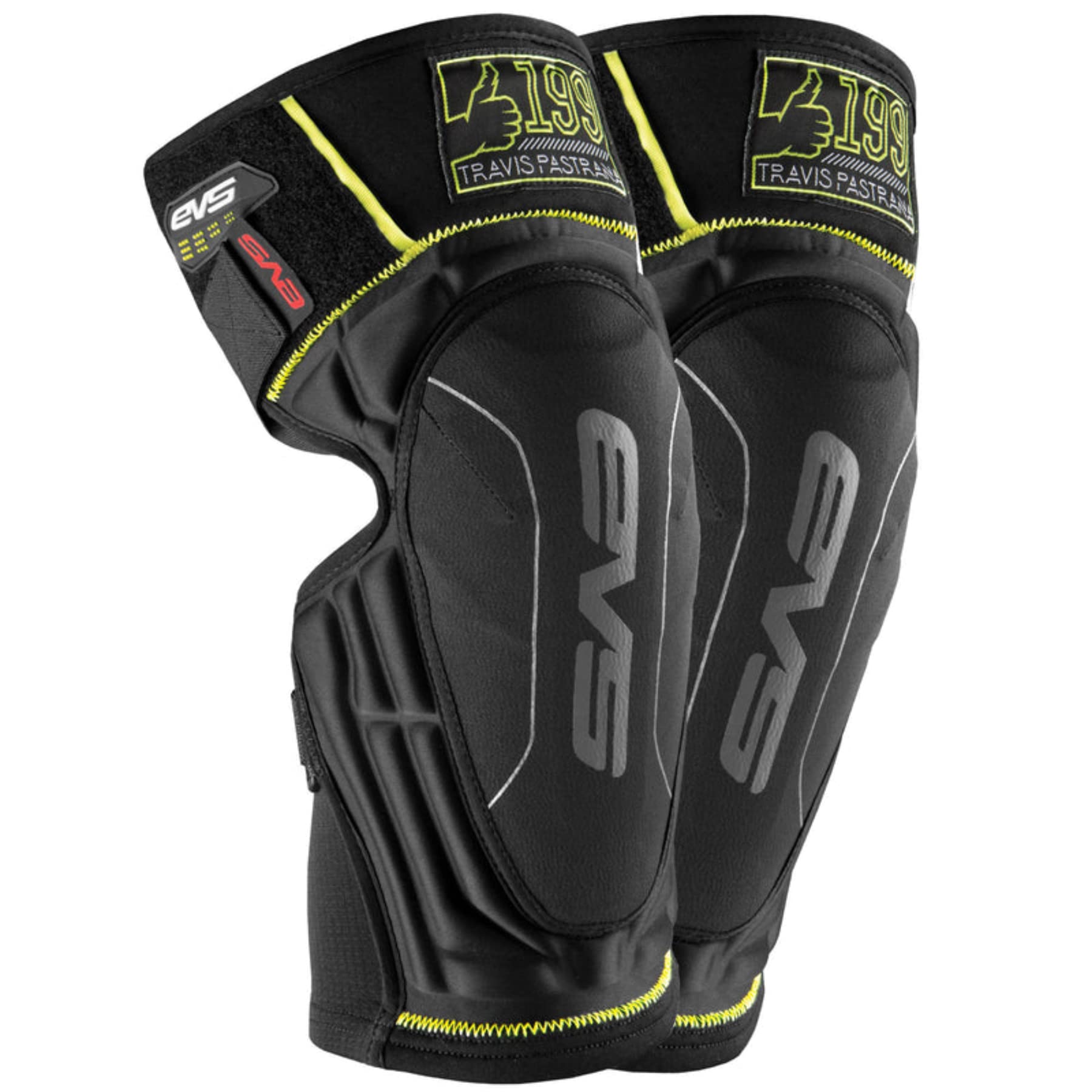 EVS Sports Knee Protection TP199 Light Travis Pastrana, Black, Größe One size von EVS Sports