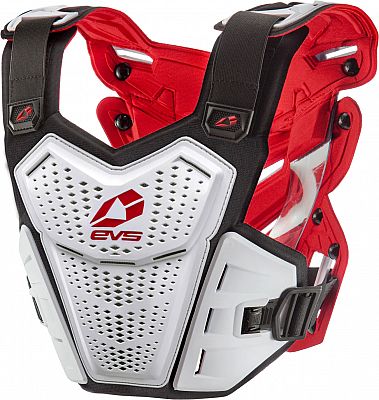 EVS F1, Brustprotektor - Weiß/Schwarz/Rot - L-XL von EVS