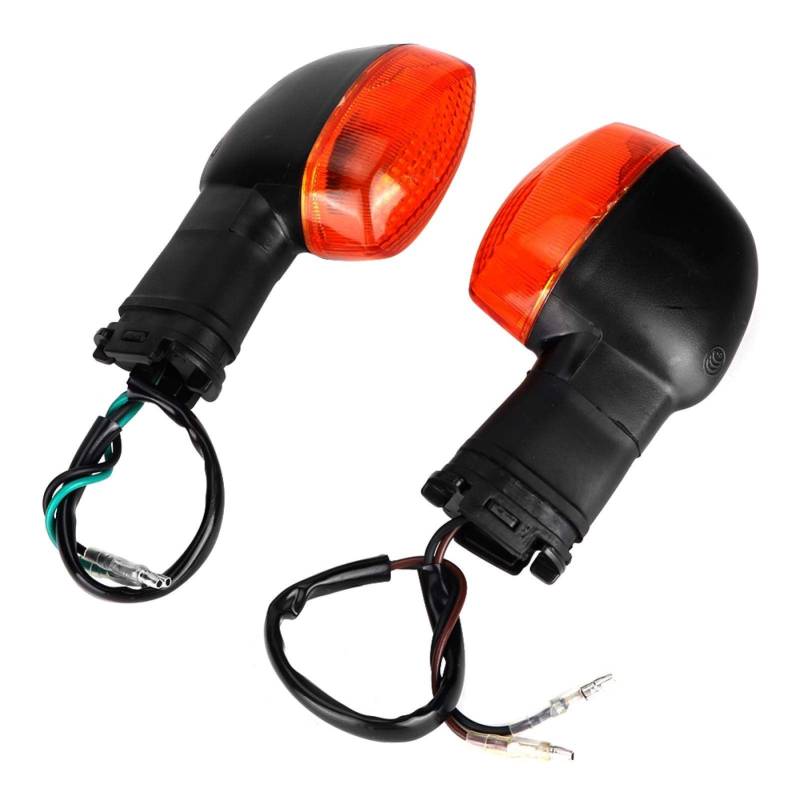 2 Stück Motorrad Blinker Blinker kompatibel mit Para YZF R1 R6 FZ1 FZ6 XJ6(Gelb) von EVTSCAN