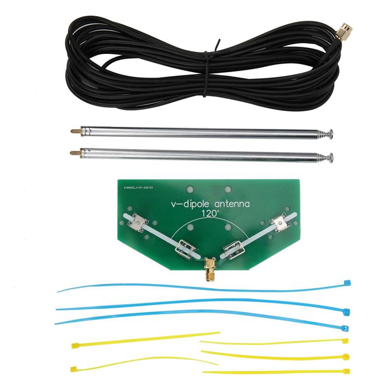 Antenne V-Dipol Funkfrequenz 78M-1 GHz Funk-Ersatzantenne Universal-Innenraum-Akzeptor von EVTSCAN