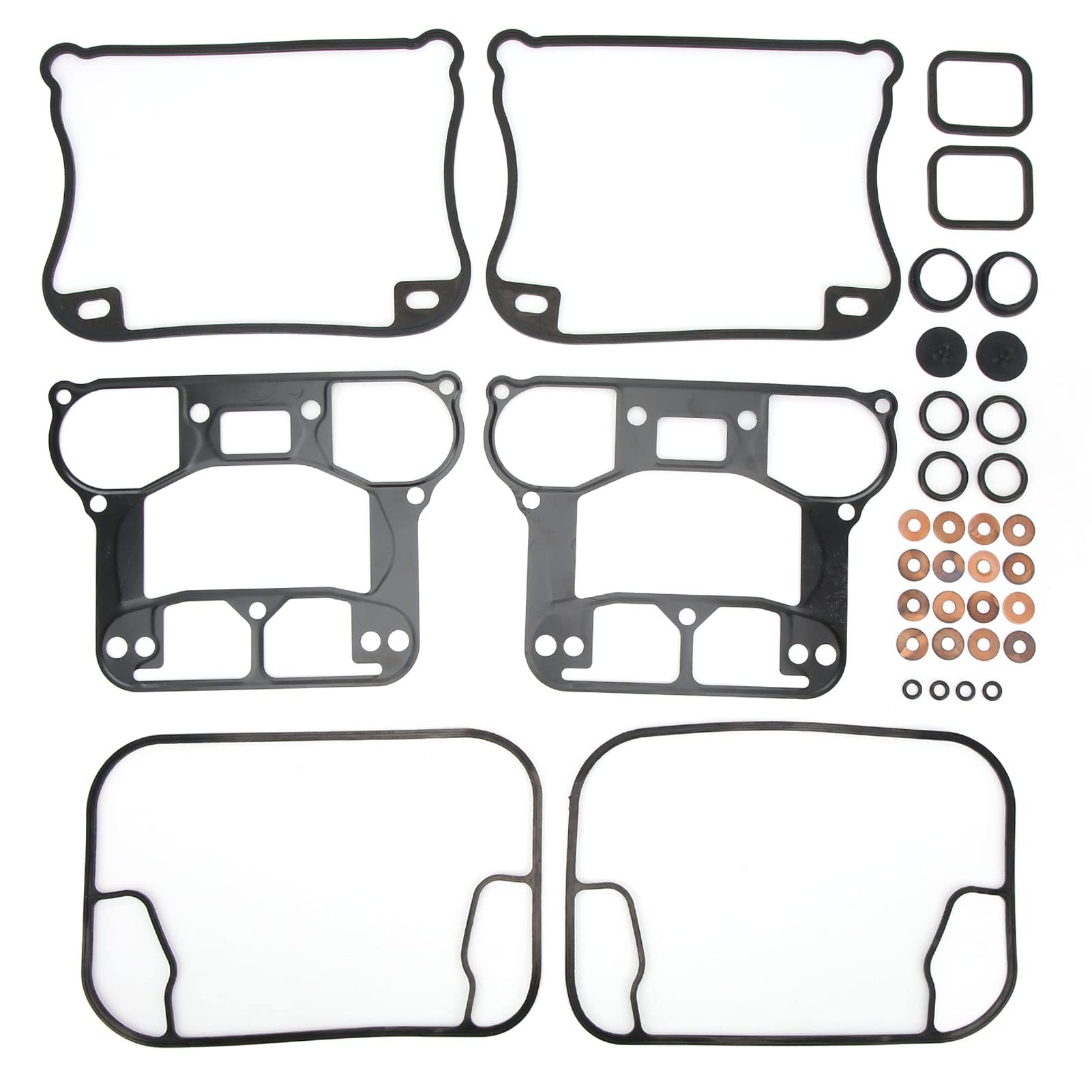 Dichtung Rocker Cover, Rocker Box Dichtungssatz 17030-91 Obere untere innere Abdeckung Bodendichtungen für XL XLH XL1200 XL883 Sporty 1989-2003 von EVTSCAN