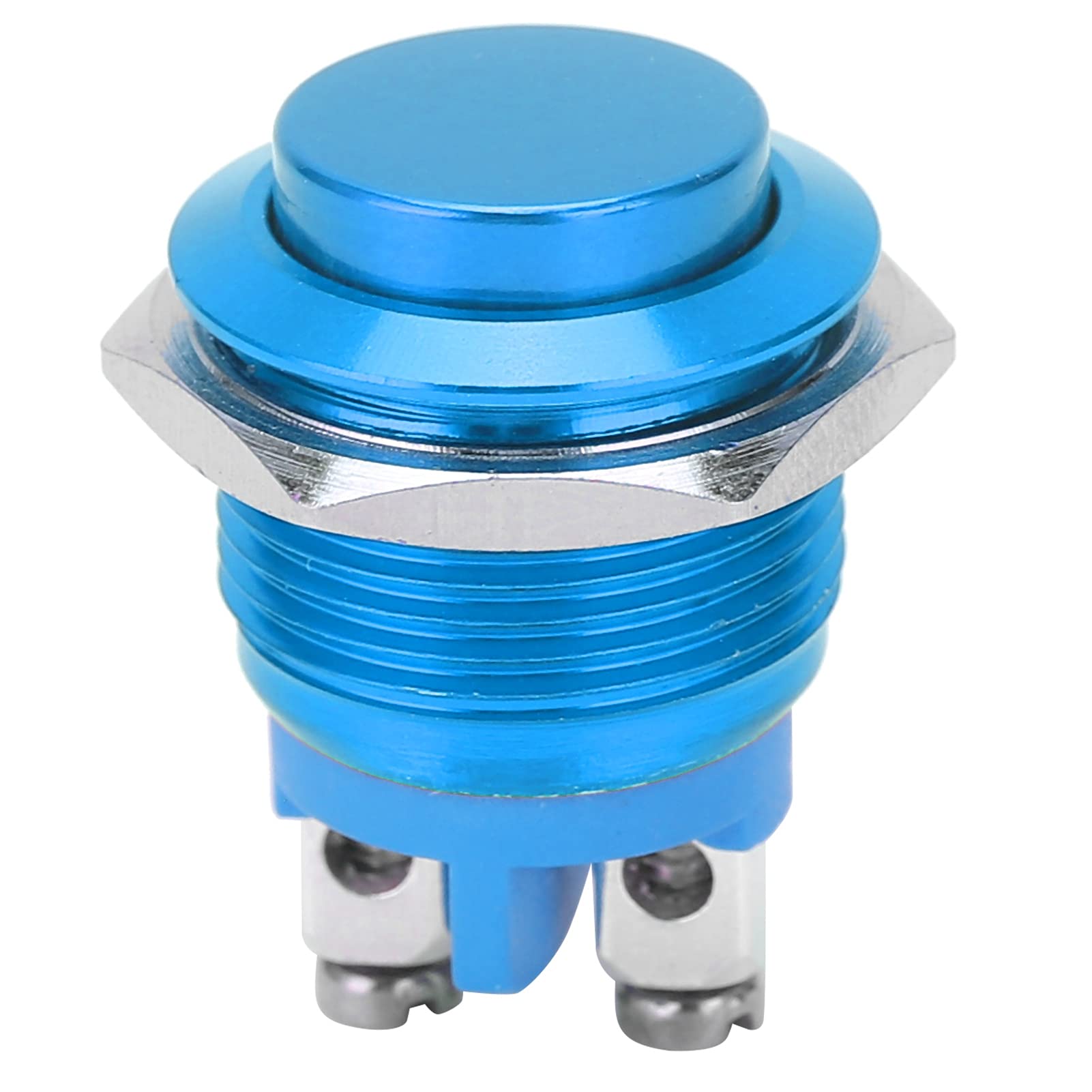 EVTSCAN 16 mm wasserdichtem Druck, Edelstahlkonstruktion, Selbstrücksetzen, robust, normalerweise offen, für den industriellen Gebrauch im Freien (Blue) von EVTSCAN