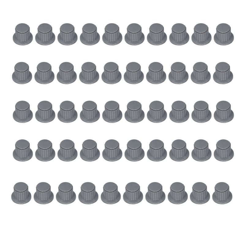 EVTSCAN 50pcs Potentiometer Knaufkappe glatte Burr rostfeste WH118 2W 20s Knopfkappe von EVTSCAN