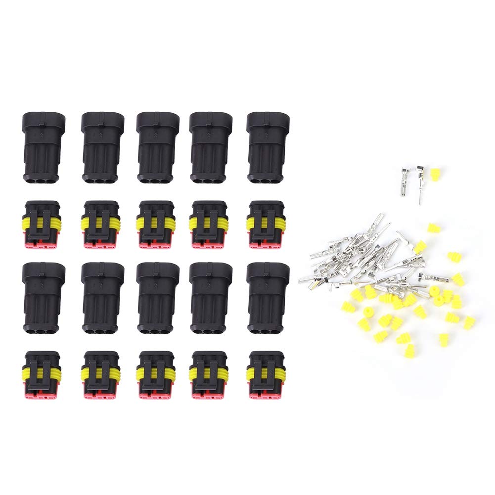 Elektrikstecker 10 Set Car Draht Stecker Stecker Anschlussmotorräder Scooter -Lastwagen Quadbikes von EVTSCAN