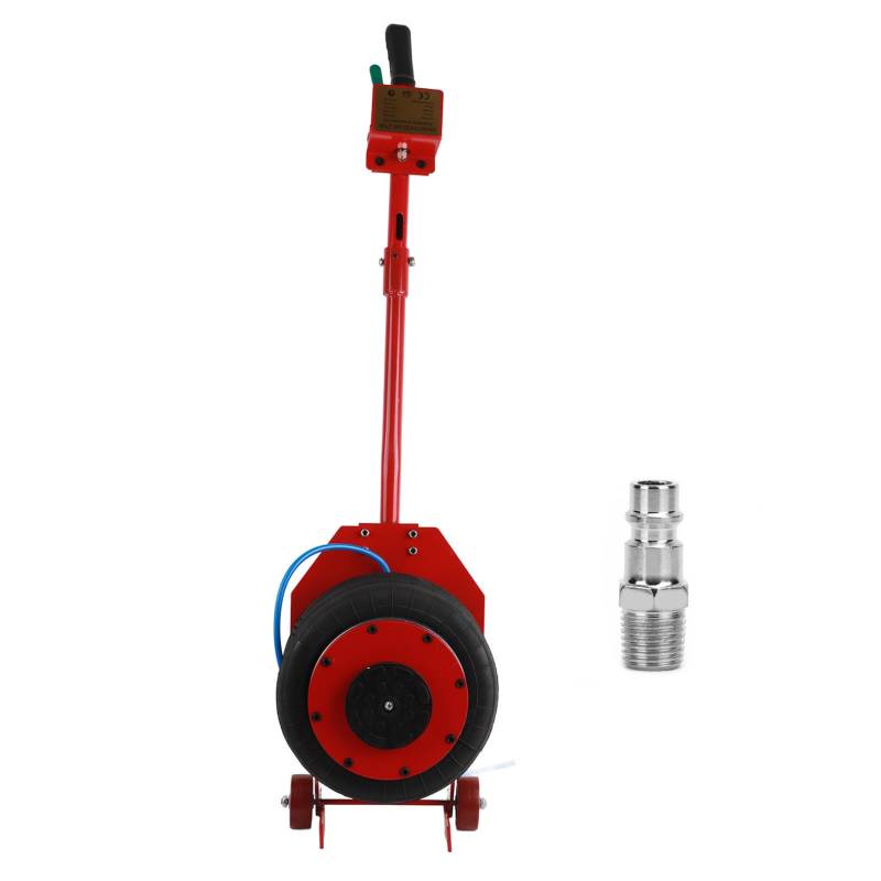 Pneumatic Jack 3 Tonne dreifache Beutel -Reparaturwerkzeug mit 8–12 bar für Autoheben und schnelle Wartung rot (American Interface) von EVTSCAN