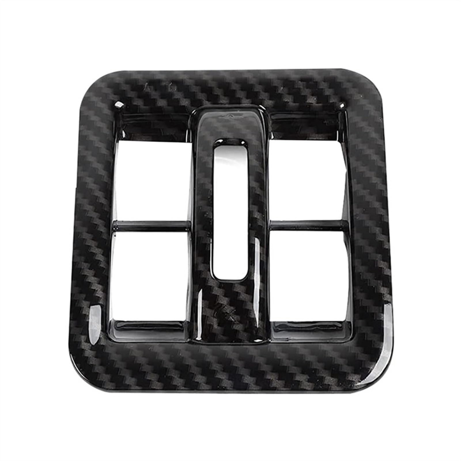 EVURU Armaturenbrett-Fensterschalter-Knopfabdeckung, passend for Jeep Wrangler JK 2011–2017, Innenzubehör Rahmenverkleidung für Schalttafel von EVURU