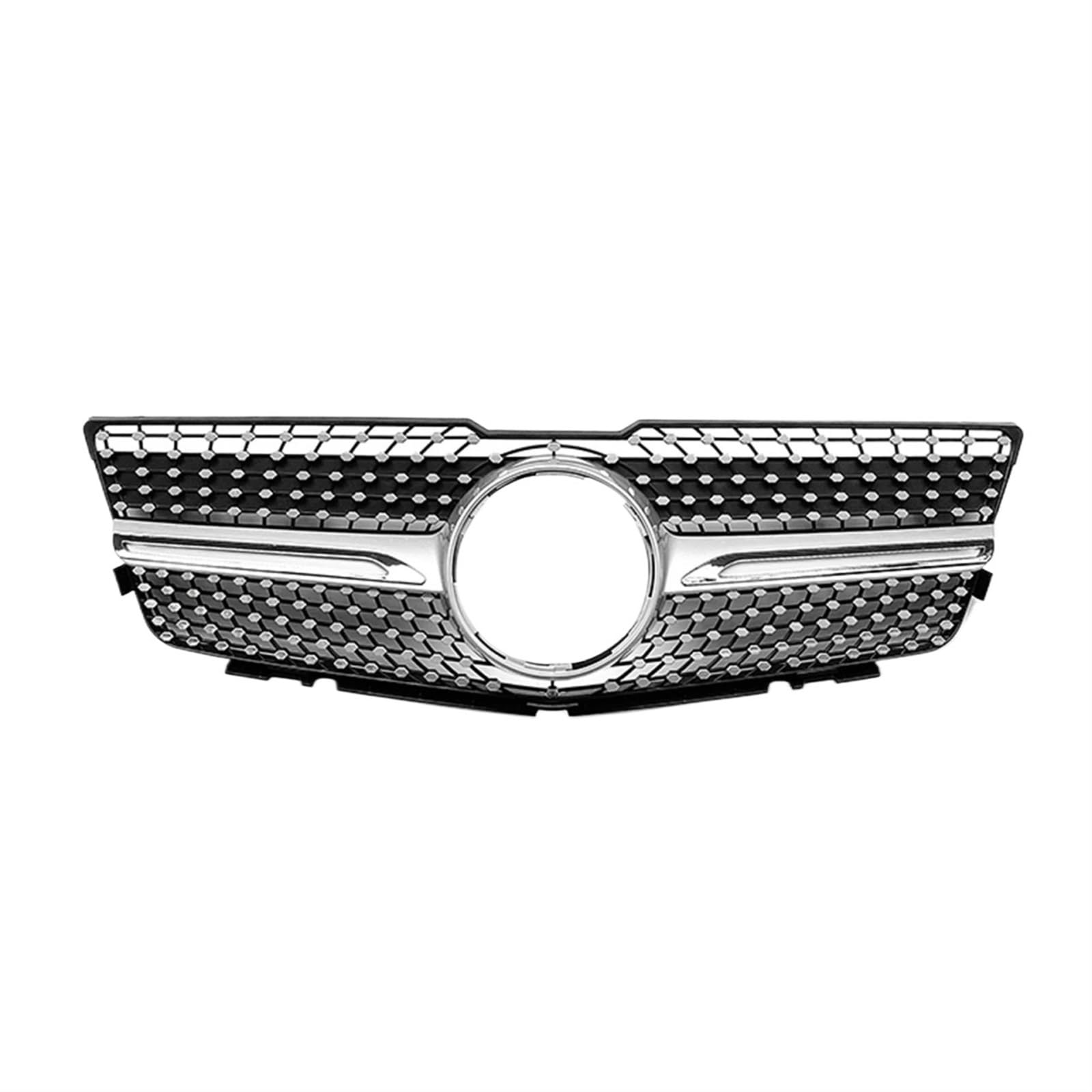 EVURU Kühlergrill Front Grill Für merc&edes Für Benz GLK Klasse X204 2008-2012 GLK250 GLK350 GLK300 Racing Grill Front Grille (Color : Silver), d15h514f66 von EVURU